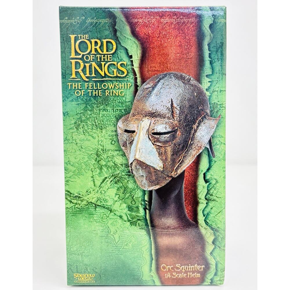 Sideshow Weta Orc Squinter 1:4 Helm Lord of the Rings Fellowship of the Ring New